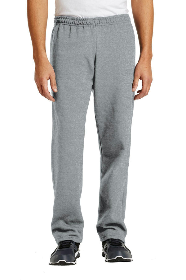 Gildan Heavy BlendOpen Bottom Sweatpant. 18400-Activewear-Sport Grey-3XL-JadeMoghul Inc.