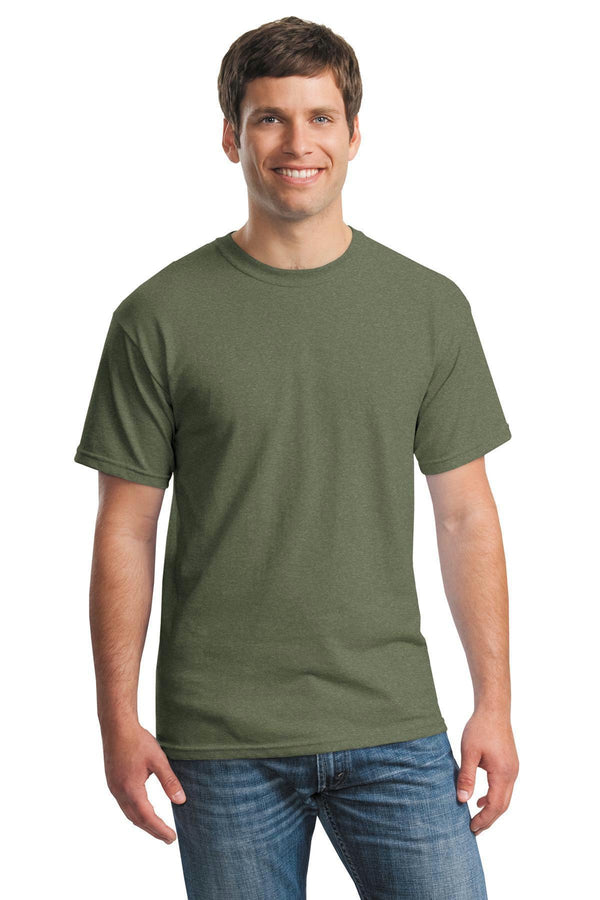 Gildan - Heavy Cotton 100% Cotton T-Shirt. 5000-T-shirts-Heather Military Green-3XL-JadeMoghul Inc.