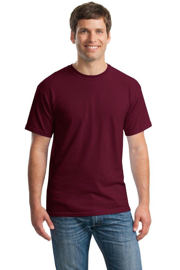 Gildan - Heavy Cotton 100% Cotton T-Shirt. 5000-T-shirts-Maroon-L-JadeMoghul Inc.