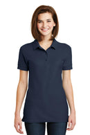 Gildan Ladies 6.6-Ounce 100% Double Pique Cotton Sport Shirt. 82800L-Ladies-Navy-3XL-JadeMoghul Inc.