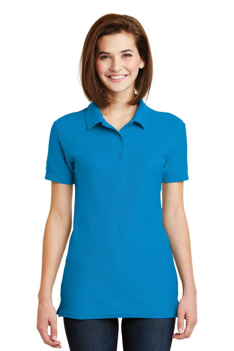 Gildan Ladies 6.6-Ounce 100% Double Pique Cotton Sport Shirt. 82800L-Ladies-Sapphire-3XL-JadeMoghul Inc.