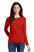 Gildan Ladies Heavy Cotton 100% Cotton Long Sleeve T-Shirt. 5400L-T-shirts-Red-3XL-JadeMoghul Inc.