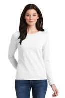 Gildan Ladies Heavy Cotton 100% Cotton Long Sleeve T-Shirt. 5400L-T-shirts-White-3XL-JadeMoghul Inc.