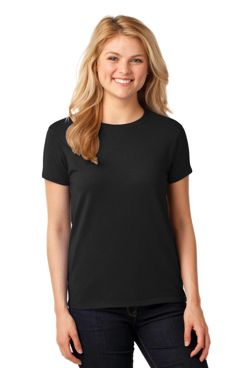 Gildan Ladies Heavy Cotton 100% Cotton T-Shirt. 5000L-T-shirts-Black-3XL-JadeMoghul Inc.