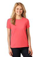 Gildan Ladies Heavy Cotton 100% Cotton T-Shirt. 5000L-T-shirts-Coral Silk-XL-JadeMoghul Inc.