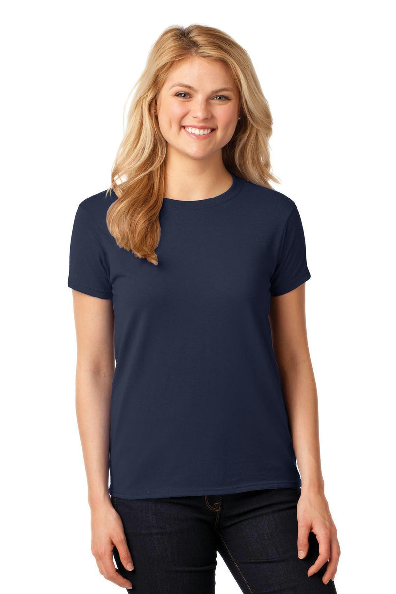 Gildan Ladies Heavy Cotton 100% Cotton T-Shirt. 5000L-T-shirts-Navy-3XL-JadeMoghul Inc.