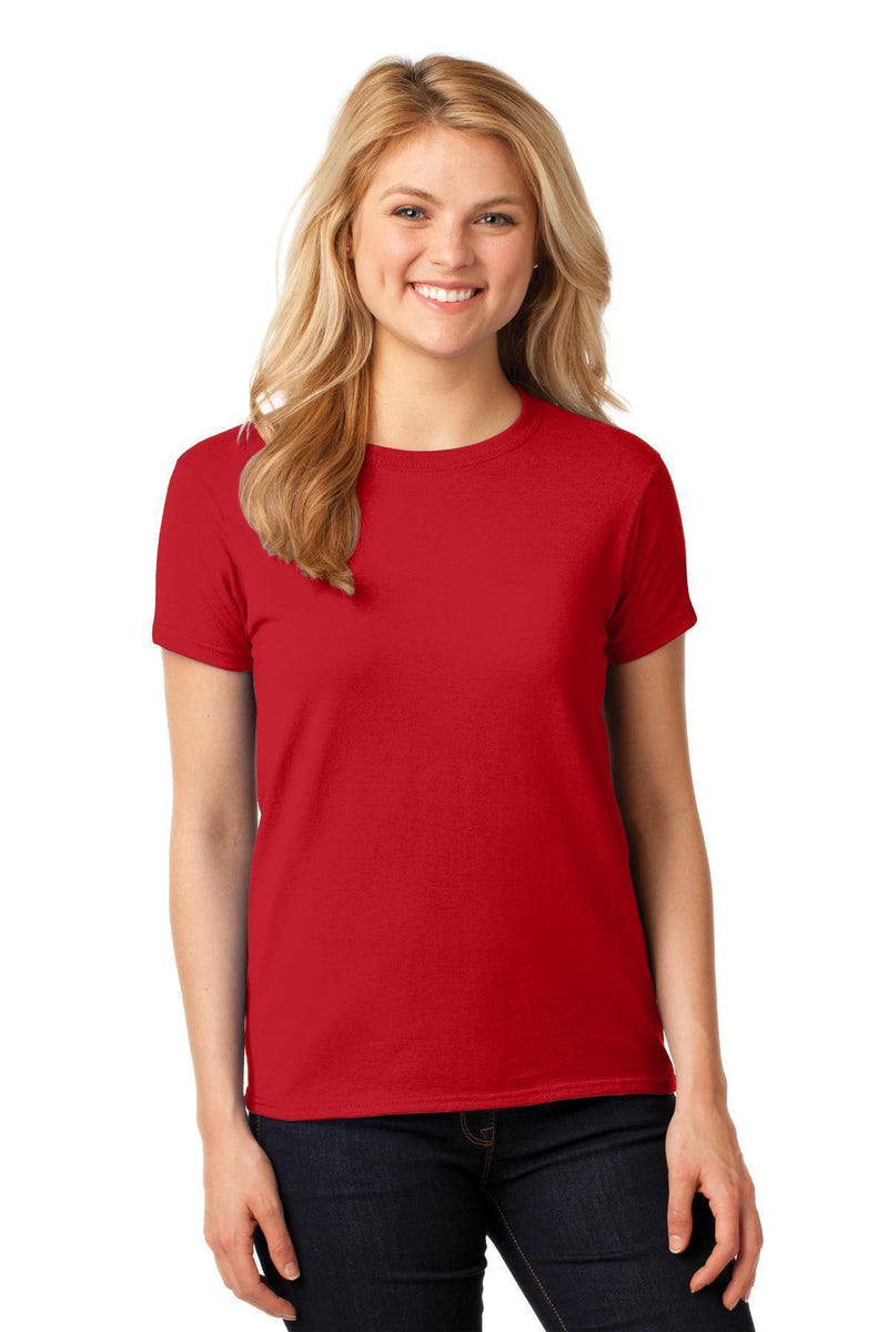 Gildan Ladies Heavy Cotton 100% Cotton T-Shirt. 5000L-T-shirts-Red-3XL-JadeMoghul Inc.