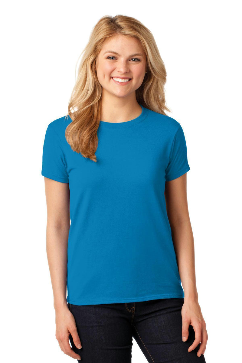 Gildan Ladies Heavy Cotton 100% Cotton T-Shirt. 5000L-T-shirts-Sapphire-3XL-JadeMoghul Inc.