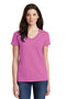 Gildan Ladies Heavy Cotton 100% Cotton V-Neck T-Shirt. 5V00L-Ladies-Azalea-3XL-JadeMoghul Inc.