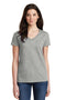 Gildan Ladies Heavy Cotton 100% Cotton V-Neck T-Shirt. 5V00L-Ladies-Sport Grey-3XL-JadeMoghul Inc.