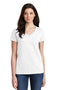Gildan Ladies Heavy Cotton 100% Cotton V-Neck T-Shirt. 5V00L-Ladies-White-3XL-JadeMoghul Inc.