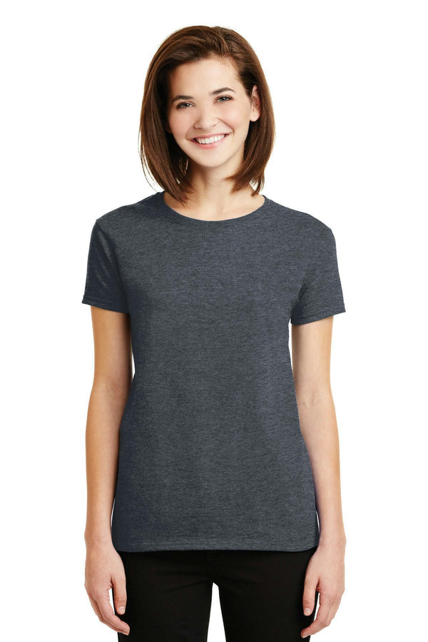 Gildan - Ladies Ultra Cotton 100% Cotton T-Shirt. 2000L-T-shirts-Dark Heather-3XL-JadeMoghul Inc.