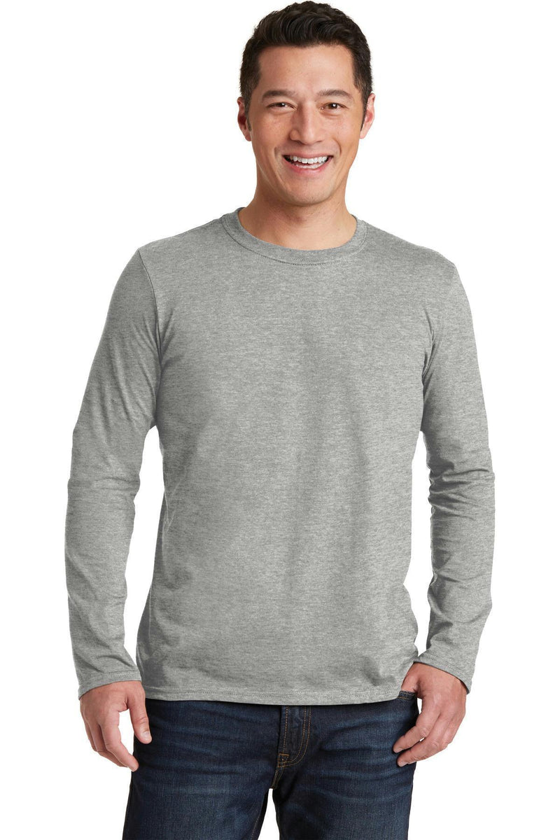 Gildan Softstyle Long Sleeve T-Shirt. 64400-T-shirts-Sport Grey-3XL-JadeMoghul Inc.