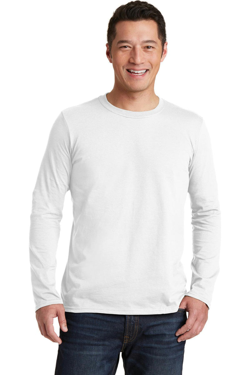 Gildan Softstyle Long Sleeve T-Shirt. 64400-T-shirts-White-3XL-JadeMoghul Inc.