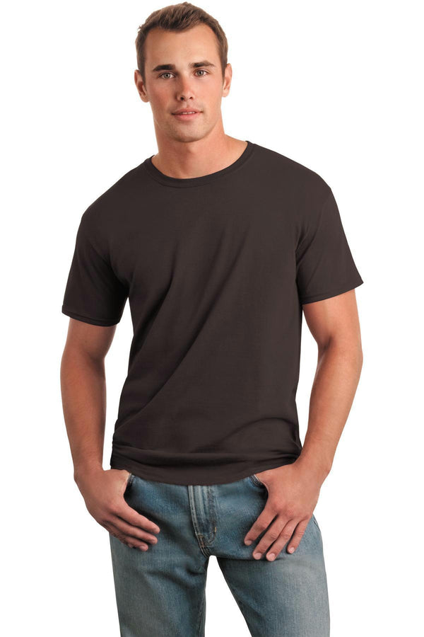Gildan Softstyle T-Shirt. 64000-T-shirts-Dark Chocolate-L-JadeMoghul Inc.