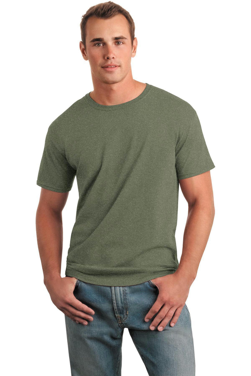 Gildan Softstyle T-Shirt. 64000-T-shirts-Heather Military Green-3XL-JadeMoghul Inc.