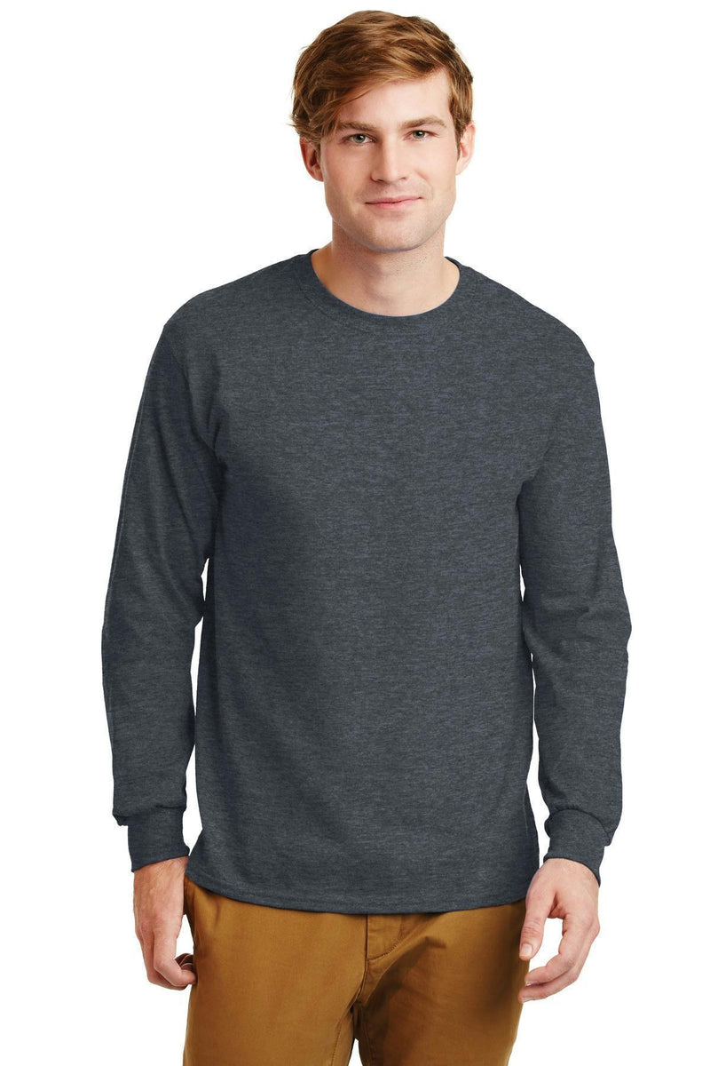 Gildan - Ultra Cotton 100% Cotton Long Sleeve T-Shirt. G2400-T-shirts-Ash*-3XL-JadeMoghul Inc.