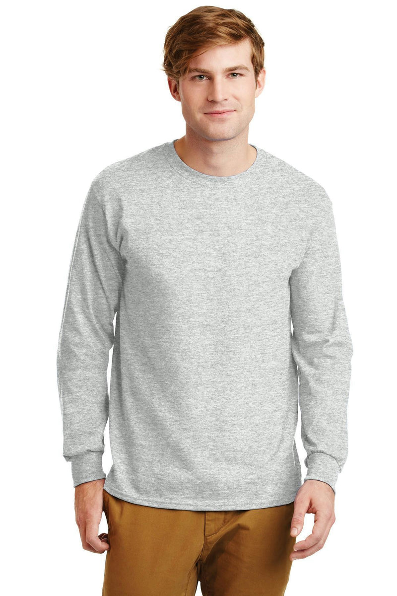 Gildan - Ultra Cotton 100% Cotton Long Sleeve T-Shirt. G2400-T-shirts-Ash*-3XL-JadeMoghul Inc.