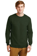 Gildan - Ultra Cotton 100% Cotton Long Sleeve T-Shirt. G2400-T-shirts-Forest Green-5XL-JadeMoghul Inc.