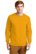 Gildan - Ultra Cotton 100% Cotton Long Sleeve T-Shirt. G2400-T-shirts-Gold-M-JadeMoghul Inc.