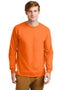 Gildan - Ultra Cotton 100% Cotton Long Sleeve T-Shirt. G2400-T-shirts-S. Orange*-2XL-JadeMoghul Inc.
