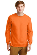 Gildan - Ultra Cotton 100% Cotton Long Sleeve T-Shirt. G2400-T-shirts-S. Orange*-S-JadeMoghul Inc.