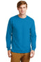 Gildan - Ultra Cotton 100% Cotton Long Sleeve T-Shirt. G2400-T-shirts-Sapphire-5XL-JadeMoghul Inc.