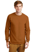 Gildan - Ultra Cotton 100% Cotton Long Sleeve T-Shirt. G2400-T-shirts-Texas Orange-5XL-JadeMoghul Inc.