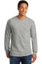 Gildan - Ultra Cotton 100% Cotton Long Sleeve T-Shirt with Pocket 2410-T-shirts-Sport Grey-5XL-JadeMoghul Inc.