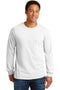 Gildan - Ultra Cotton 100% Cotton Long Sleeve T-Shirt with Pocket 2410-T-shirts-White-5XL-JadeMoghul Inc.