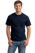 Gildan - Ultra Cotton 100% Cotton T-Shirt with Pocket. 2300-T-shirts-Navy-5XL-JadeMoghul Inc.