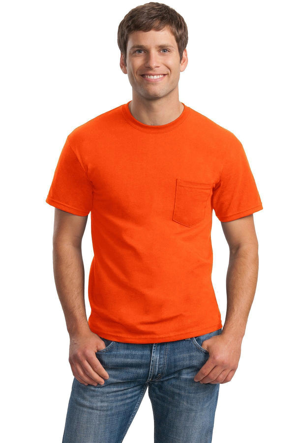 Gildan - Ultra Cotton 100% Cotton T-Shirt with Pocket. 2300-T-shirts-S. Orange-5XL-JadeMoghul Inc.