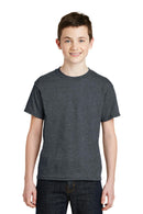 Gildan - Youth Dry lend 50 Cotton 50 Poly T-Shirt. 8000B-Youth-Dark Heather-L-JadeMoghul Inc.