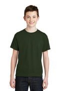 Gildan - Youth Dry lend 50 Cotton 50 Poly T-Shirt. 8000B-Youth-Forest-L-JadeMoghul Inc.
