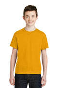 Gildan - Youth Dry lend 50 Cotton 50 Poly T-Shirt. 8000B-Youth-Gold-L-JadeMoghul Inc.