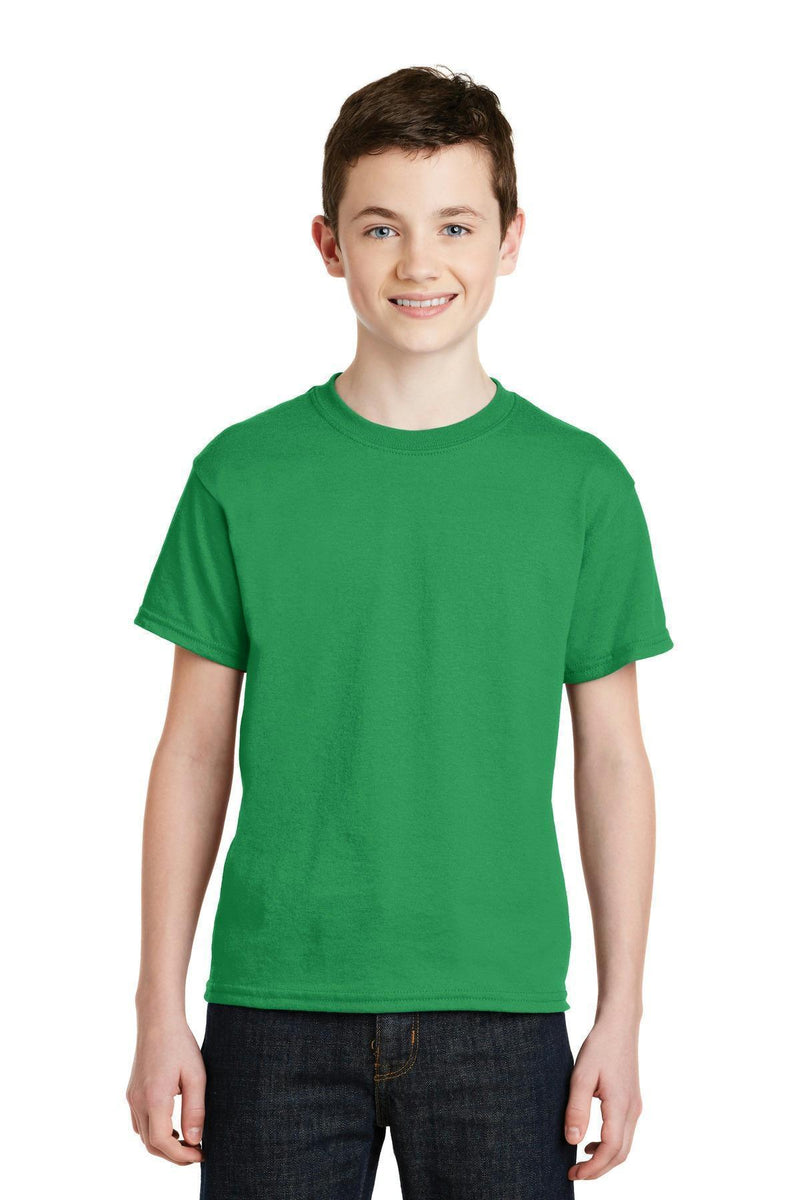 Gildan - Youth Dry lend 50 Cotton 50 Poly T-Shirt. 8000B-Youth-Irish Green-L-JadeMoghul Inc.