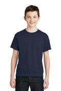 Gildan - Youth Dry lend 50 Cotton 50 Poly T-Shirt. 8000B-Youth-Navy-L-JadeMoghul Inc.