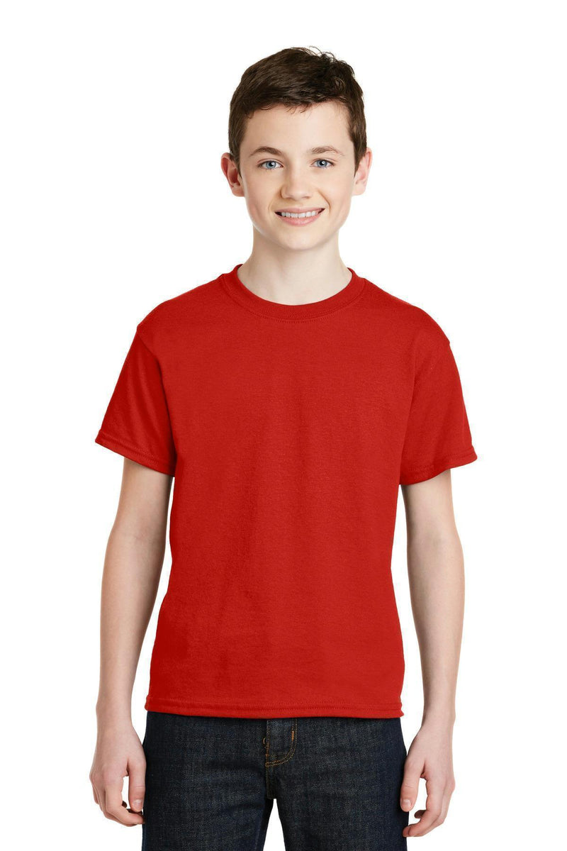 Gildan - Youth Dry lend 50 Cotton 50 Poly T-Shirt. 8000B-Youth-Red-L-JadeMoghul Inc.