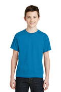 Gildan - Youth Dry lend 50 Cotton 50 Poly T-Shirt. 8000B-Youth-Sapphire-L-JadeMoghul Inc.