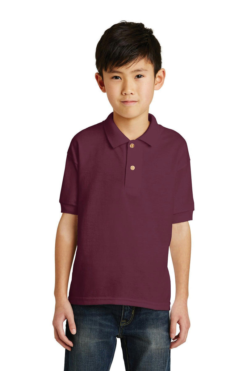 Gildan Youth Dry lend 6-Ounce Jersey Knit Sport Shirt. 8800B-Youth-Maroon-XL-JadeMoghul Inc.