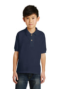 Gildan Youth Dry lend 6-Ounce Jersey Knit Sport Shirt. 8800B-Youth-Navy-L-JadeMoghul Inc.