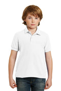Gildan Youth DryBlend 6-Ounce Double Pique Sport Shirt. 72800B-Polos/knits-White-XL-JadeMoghul Inc.