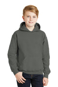 Gildan - Youth Heavy BlendHooded Sweatshirt. 18500B-Sweatshirts/Fleece-Charcoal-XL-JadeMoghul Inc.