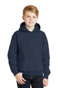 Gildan - Youth Heavy BlendHooded Sweatshirt. 18500B-Sweatshirts/Fleece-Navy-XL-JadeMoghul Inc.