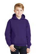 Gildan - Youth Heavy BlendHooded Sweatshirt. 18500B-Sweatshirts/Fleece-Purple-XL-JadeMoghul Inc.