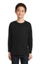 Gildan Youth Heavy Cotton 100% Cotton Long Sleeve T-Shirt. 5400B-T-shirts-Black-XL-JadeMoghul Inc.