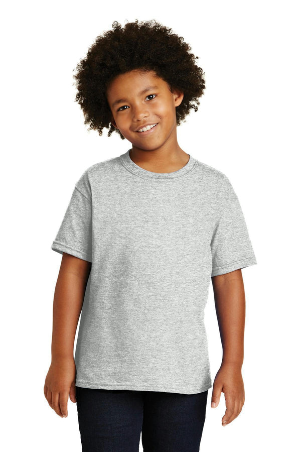 Gildan - Youth Heavy Cotton 100% Cotton T-Shirt. 5000B-T-shirts-Ash*-M-JadeMoghul Inc.