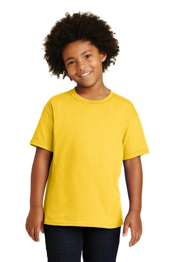 Gildan - Youth Heavy Cotton 100% Cotton T-Shirt. 5000B-T-shirts-Daisy-L-JadeMoghul Inc.