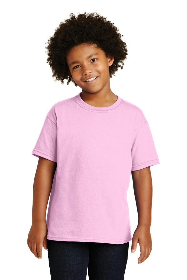 Gildan - Youth Heavy Cotton 100% Cotton T-Shirt. 5000B-T-shirts-Light Pink-XL-JadeMoghul Inc.