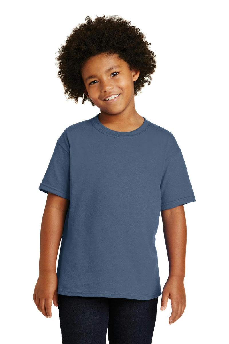 Gildan - Youth Heavy Cotton 100% Cotton T-Shirt. 5000B-T-shirts-Neon Blue-XL-JadeMoghul Inc.